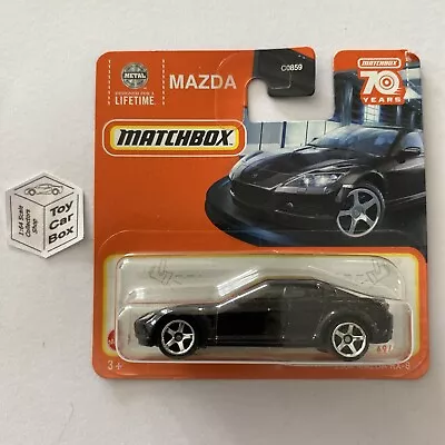 2023 MATCHBOX #49 - 2004 Mazda RX-8 (Black - Card Not Perfect) B64 • $5.95