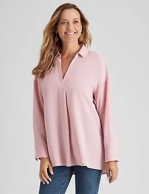 MILLERS - Womens Tops -  Longline Woven One Button Shirt • £12.13