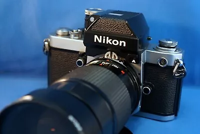 NIKON F2A Photomic W/ Vivitar Series 1 28-90 Vmc Lens TESTED • $295