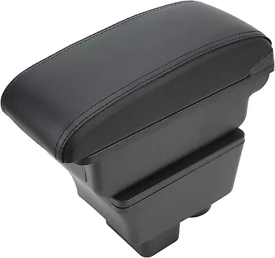 Car Armrest Arm Rest Centre Console Storage Box With USB For Skoda Fabia 08 - 14 • $48.99