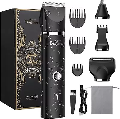 Men Electric GroinBeard Hair Trimmer Body Trimmer Grooming Kit Waterproof Razor • $19.94