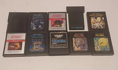 Atari Lot Of 10 Used Untested Games Vanguard Zaxxon Asteroids Football • $19.99