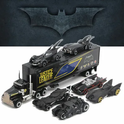 7PCS Batman Batmobile & Truck Model Car Alloy Diecast Toy Vehicle Kids Gift • $30.96