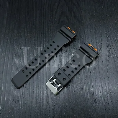 Fits For Casio G-Shock G-8900 GA-100 GA-110 B/ORG Replacement Watch Band Strap • $12.95