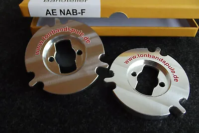 Adapter NAB For Tape Machines Made Of Aluminum - 1 Pair NEW - Type AE NAB-F  • $66.27