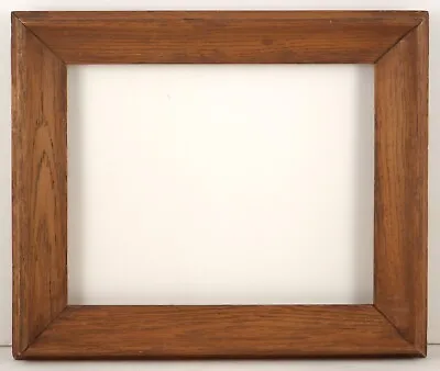 Vtg Western Oak Scoop Picture Frame Medium Finish 1.5  Wide 8 X 10 /11 X 13  • $25