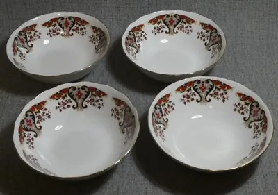 Colclough Royale Bone China 4 Soup Cereal Bowls Made In England Replacement • £24.95
