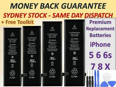 $13.68 • Buy NEW High Capacity OEM Battery Replacement For IPhone SE 5 5C 5S 6 6S 7 Plus 8+