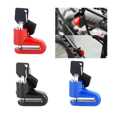 Anti Theft Disc Brake Rotor Wheel Lock For Scooter Bike Bicycle Motorcycle NEW • $6.39