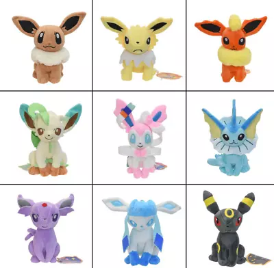 Pokemon Plush Soft Toy Evolution Of Eevee Espeon Umbreon Sylveon Plush Doll • £10.99