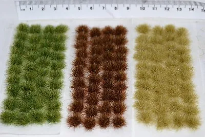 £5.50 • Buy Large Static Grass Tufts - Self Adhesive Basing Wargame Miniature Models Rail 