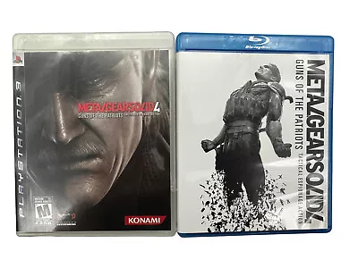 Metal Gear Solid 4 Limited Edition PS3: Includes Bonus Blu-ray Disc + Soundtrack • $46.95