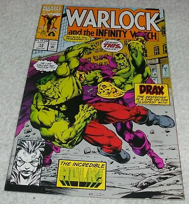 Marvel Comics Warlock And The Infinity Watch # 13 Vf • £3