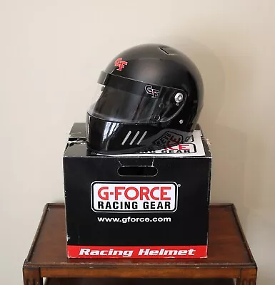 G-Force Racing Gear GF3 Series Black Large Full Face Racing Helmet 3123 • $150
