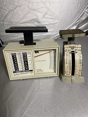 2 Vintage Desktop Letter Postage Scales Princess Model M-1 1953 IDL Made USA • $12.99