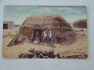 Phoenix Arizona AZ Indian Dwellings Maricopa Reservation Early • $2.95