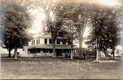 Postcard Maine - Paris Hill - Hamlin House Stone Photo • $12.97