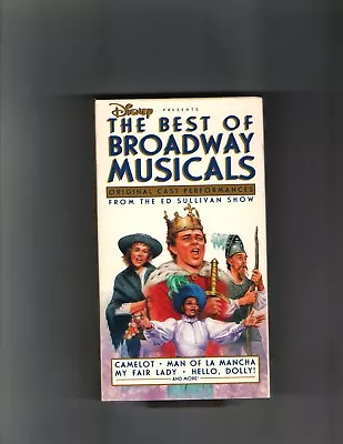Best Of Broadway Musicals-ed Sullivan Show Highlights-vhs Tape Nm Never On Dvd! • $3