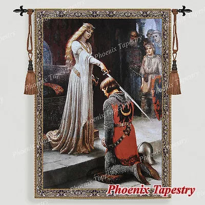 The Accolade Medieval Fine Art Tapestry Wall Hanging 55 X39  US • $99.99