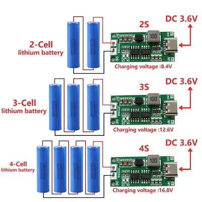 Boost Lipo Battery Module Board Dc 3.7V 5V Li-Ion Charger Lithium Reliable • £6.50