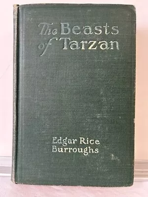 The Beasts Of Tarzan Edgar Rice Burroughs HC AL Burt March 1916 HC GOOD • $39.99