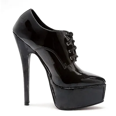 Ellie Shoes Stiletto Patent Leather Costume Pump Platform Heels Shoes 652-OXFORD • $54.99