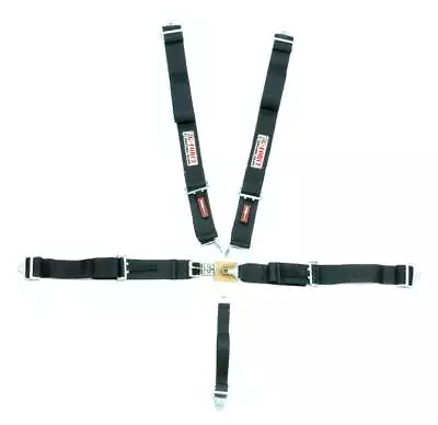 G FORCE 6100BK 5 Point Harness Latch And Link SFI 16.1 Individual Harness Black • $131.37