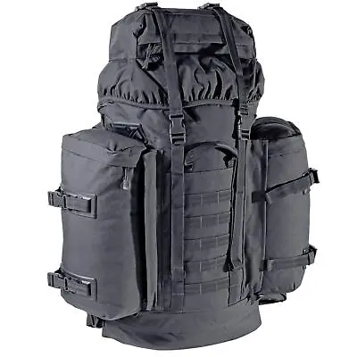 A. Blochl German Mountain Daypack Trekking Backpack Camping Bag Large Black 80L • $120.55