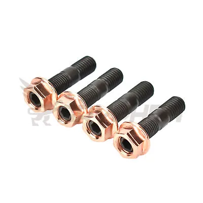 High Tensile Turbo Stud Nut Kit Set Of 4 Ford Falcon Ba Bf Fg Fgx Territory Xr6 • $46.98