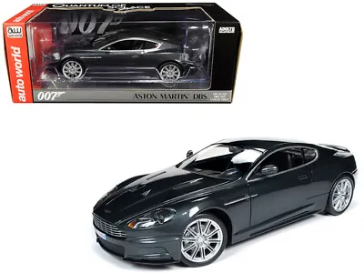 Autoworld 1:18 James Bond 007 Aston Martin DBS Quantum Diecast Dark Grey AWSS123 • $81.65