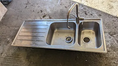 IKEA Sink With Pull Out Almaren Tap 125cm*50cm • £0.99