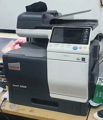 £99.95 • Buy Bizhub Konica Ineo+ 3350 Multifunction Printer A4 Colour Photocopier Scanner Ink