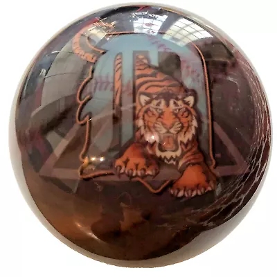 Vintage Brunswick MLB 2002 Detroit Tigers Collectable Bowling Ball (Viz-A-Ball) • $78