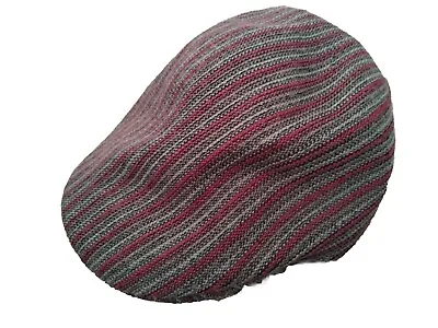 Kangol Acrylic/wool Blend Striped English Cap Beret Sz Lg • $29