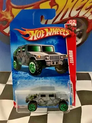 Hot Wheels 2010 Race World Battle 2/4 198 Hummer Humvee Gray OR5SP • $5.99