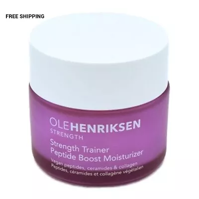 Ole Henriksen Strength Trainer Peptide Boost Facial Moisturizer 1.7 Oz Hydrating • $29.99