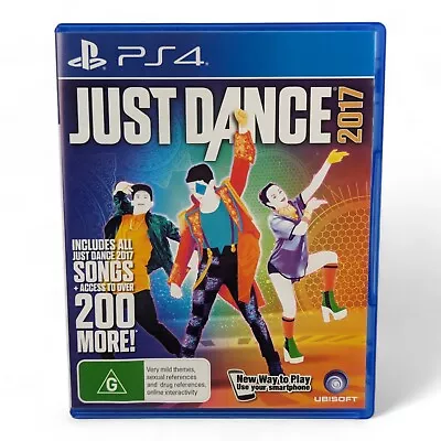 Just Dance (2017) - PS4 - Sony - PlayStation 4 Game • $18.99