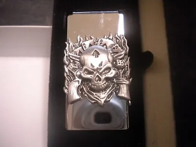 Vintage Money Clip Dead Man's Hand Hinged Money Clip High Quality Wow • $14.95