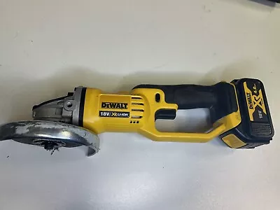 DeWalt 125mm 18v XR Cordless Cutoff Tool (DCG412-XE) + 4ah Battery • $200