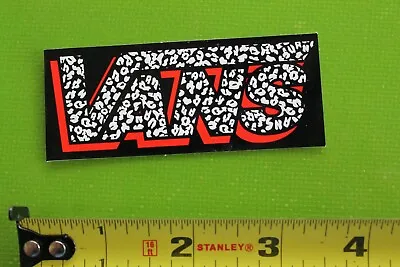 VANS Shoes Punk Rock OG Alva Dogtown Leopard Red Vintage Skateboarding STICKER • $15