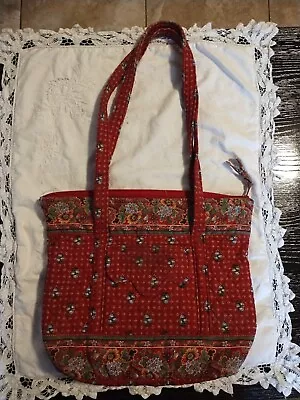 Vintage Rare Vera Bradley Miller Bag In Red Provencial Pattern (#2) Made In USA • $29.99