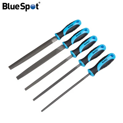 £10.99 • Buy 5pc 8  Inch Engineers File Set For Metal Round Flat Triangular Half Round Square