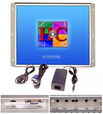 19 Inch Arcade Game LED Monitor For Arcade Cabinets Jamma / MAME / MultiCade • $189.95