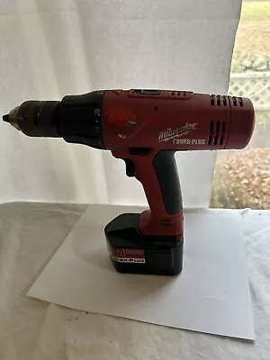 Milwaukee Power-Plus 1/2  14.4V 2-Speed Drill Driver 0514-20 With Battery • $30