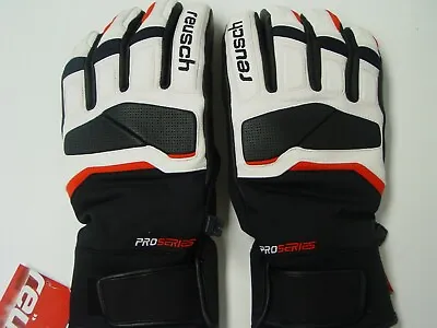 New Reusch Pro Series Leather Ski Gloves Medium (8.5) Mastery 4801120 • $119