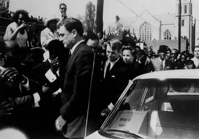 Bob Kennedy Wife Ethel Arrive Funeral Martin Luther King Jr At- 1968 Old Photo • $5.83