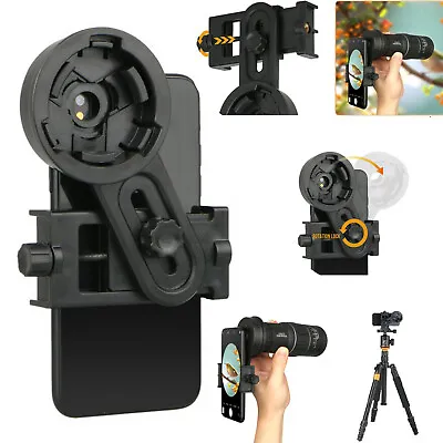 Universal Cell Phone Adapter Mount Binocular Monocular Spotting Scope Telescope • $9.98