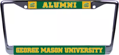 George Mason University (Patriots) Alumni Chrome License Plate Frame • $22