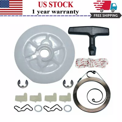 Recoil Starter Pulley Spring Handle Grip Rope Kit Fit Stihl MS390 MS290 039 029 • $10.33