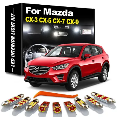 Canbus LED Interior Map Light Kit For Mazda CX-3 CX-5 CX-7 CX-9 Car Accessories • $20